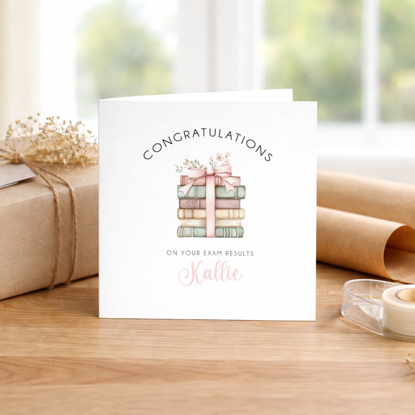 Personalised Exam Results Card - Congratulations Card
