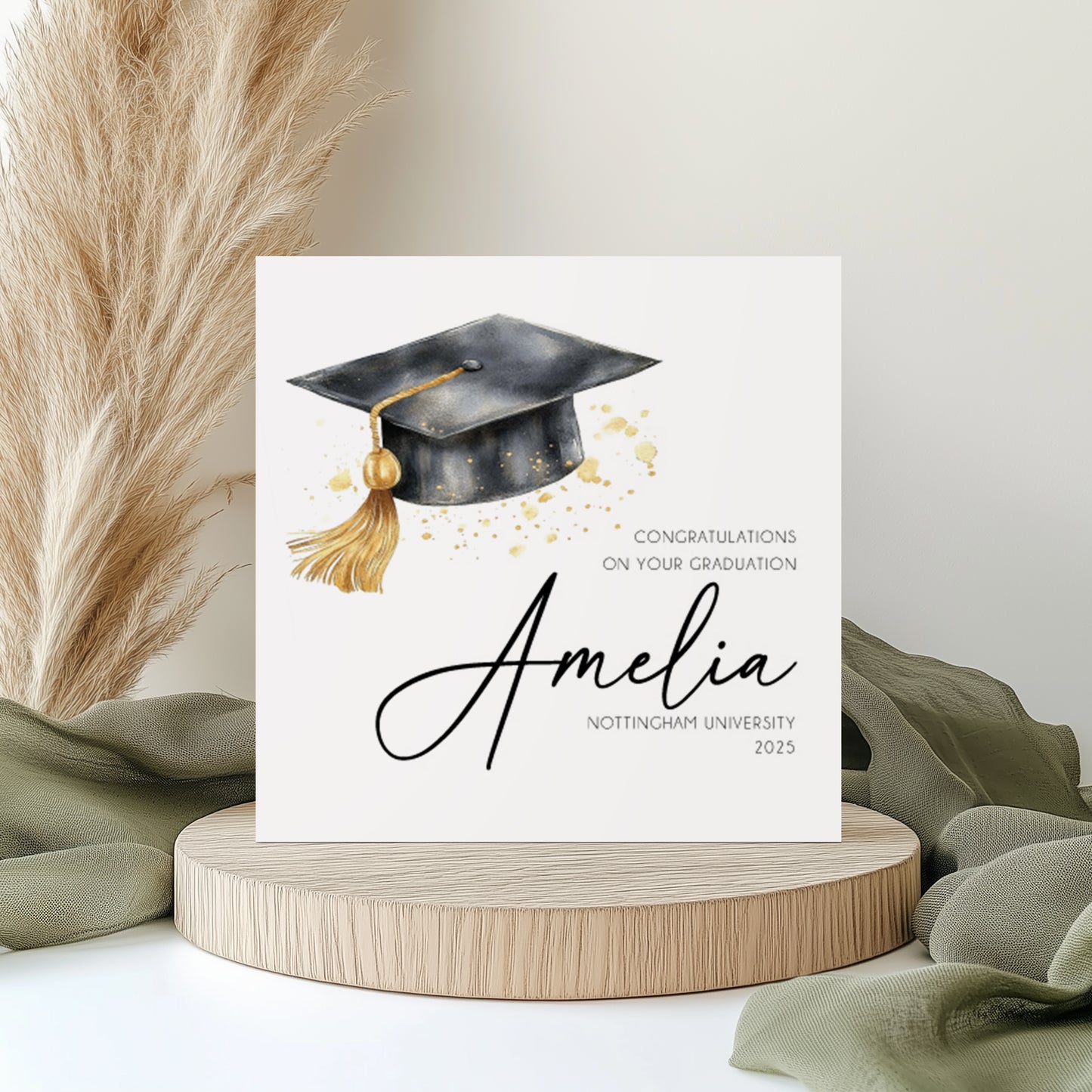 Personalised Graduation Card