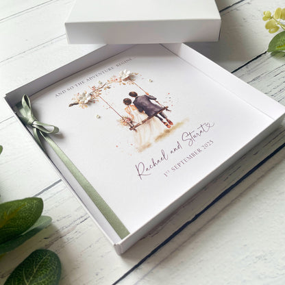 Handmade Wedding Card - Bride and Groom Design